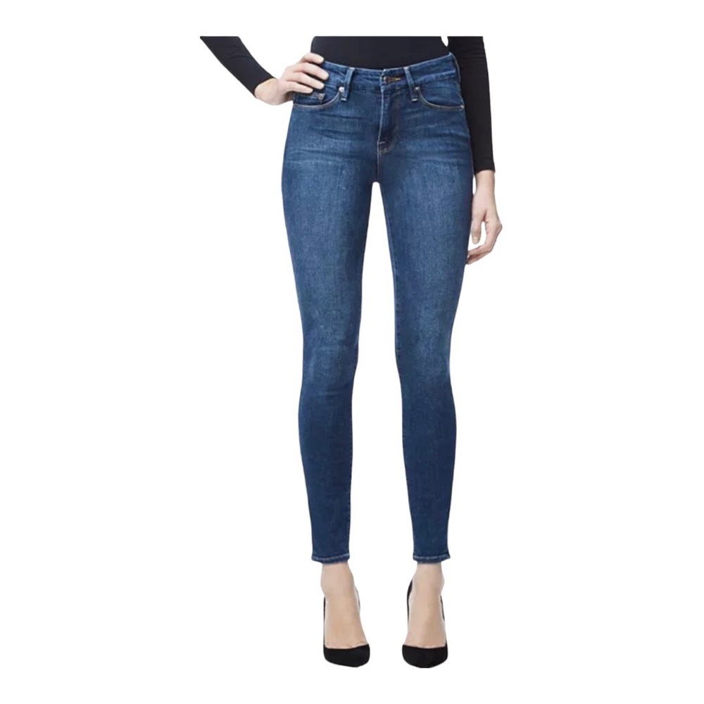 Good American Women's Skinny Jeans - Dark Blue
